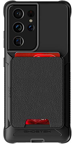 Ghostek EXEC S21+ Case Wallet with Magnetic Leather Credit Card Holder Perfect for Car Mounts Easily Detachable Leather Phone Cover Designed for 2021 Samsung Galaxy S21 Plus 5G (6.7in) (Phantom Black) von Ghostek