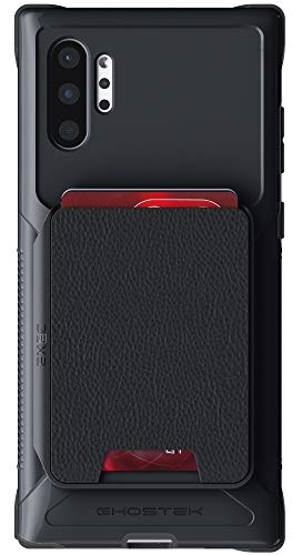 Ghostek Exec Galaxy Note 10 Plus Wallet Case Card Holder with Built-in Magnet for Car Mounts and Easily Detachable Leather Card Pocket for Wireless Charging Samsung Galaxy Note10+ (6.8 Inch) - (Black) von Ghostek
