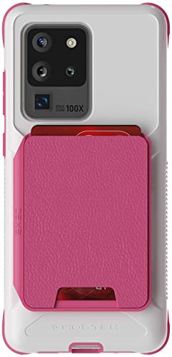 Ghostek Exec Galaxy S20 Ultra Wallet Case Card Holder for Women Girls with Magnetic Leather Card Pocket Easily Detachable for Wireless Charging Designed for Samsung Galaxy S20 Ultra (6.9 Inch) - Pink von Ghostek