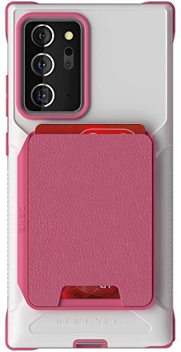 Ghostek Exec Note 20 Ultra Wallet Case for Women with Pink Leather Card Holder Cover Built-In Magnet for Magnetic Car Auto Air Vent Mounts Phone Holders 2020 Galaxy Note20 Ultra 5G (6.9 Inch) - (Pink) von Ghostek