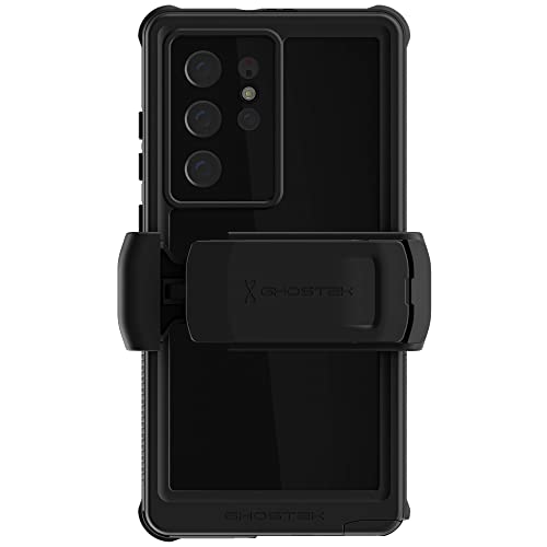 Ghostek NAUTICAL Galaxy S22 Plus Case Waterproof with Screen Camera Protector, Belt Clip Holster Heavy Duty Protective Full Body Phone Cover Designed for 2022 Samsung Galaxy S22+ 5G (6.6 inch) (Black) von Ghostek