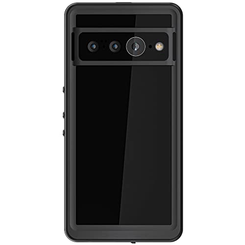 Ghostek NAUTICAL slim Google Pixel 7 Waterproof Case with Screen Protector Built-In Heavy Duty Shockproof Protection Full Body Underwater Phone Cover Designed for 2022 Google Pixel7 (6.3 Inch) (Black) von Ghostek