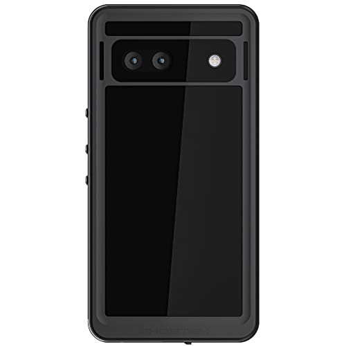 Ghostek Google Pixel 7a Hülle Nautical Slim, Handyhülle - Vollständiges Wasserdichtes Design, Schützende Kameraabdeckung, Stoßfeste Militärqualität, 6FT Unterwasser, Drahtloses Laden, Schwarz von Ghostek