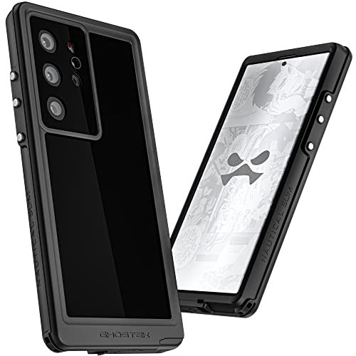 Ghostek NAUTICAL slim Samsung Galaxy S23 Plus Waterproof Case Screen Camera Lens Protector Built-In Heavy Duty Protection Shockproof Protective Covers Designed for 2023 Samsung S23+ (6.6 Inch) (Black) von Ghostek