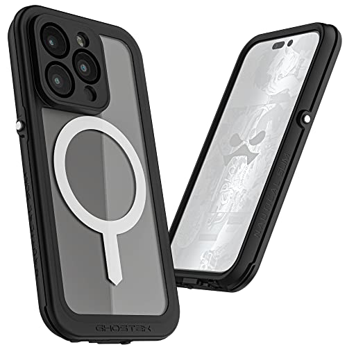 Ghostek NAUTICAL slim iPhone 14 Full Body Case with Built-In Screen Protector and MagSafe Magnets Rugged Heavy Duty Design Submersible Phone Covers Designed for 2022 Apple iPhone 14 (6.1 inch) (Clear) von Ghostek