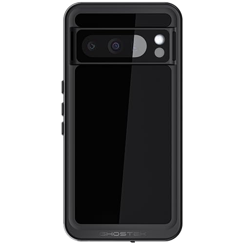 Ghostek Google Pixel 8 Hülle Nautical Slim, Militärischer Schutz, 360° Vollständiges Design, Schwarz von Ghostek