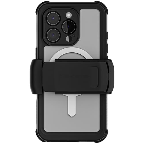 Ghostek iPhone 16 Pro Hülle Nautical Case, Wasserdicht und MagSafe-kompatibel, Schützt vor Kratzern und Stößen, Mit Kameraobjektivschutz, Clear von Ghostek
