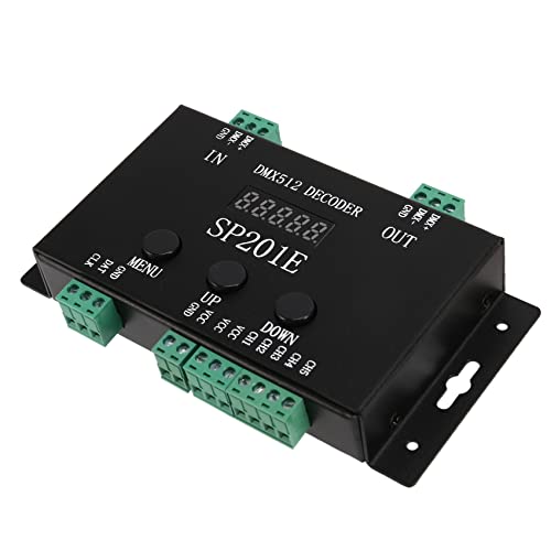 Ghulumn SP201E DMX512 WS2812B WS2811 zu SPI Controller Decoder, UnterstüTzt Mehrere ICS von Ghulumn