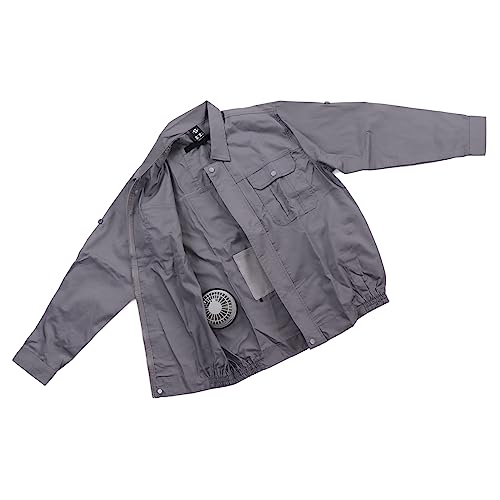 Kühlende Lüfterjacke, Wärmedruckmanagement, Schweiß Verdunstet Schnell, Ergonomisches Design (XXXL) von Ghzste