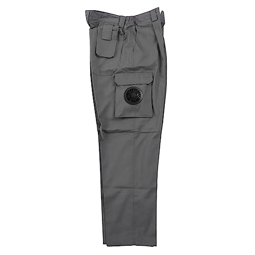 Sommer-Ventilatorhose, per USB Wiederaufladbare Kühlventilatorhose für die Arbeit Im Freien, Kühlhose mit 6,5 Stunden Arbeitszeit für Arbeiter, Bau, Gartenarbeit und Wandern (XL) von Ghzste