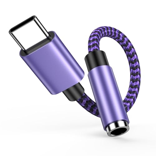 Adapter USB C auf Klinke,3.5mm Audio USB Type C Kopfhörer Adapter, Jack Audio Adapter für Samsung Galaxy S24 Ultra/S23 FE/S22/A55/A54/A35/A15/A14,Typ C Aux Audio Klinke Adapter für Google Pixel 8a/8/7 Adapter USB C auf Klinke,3.5mm Audio USB Type C Kopfhörer Adapter, Jack Audio Adapter für Samsung Galaxy S24 Ultra/S23 FE/S22/A55/A54/A35/A15/A14,Typ C Aux Audio Klinke Adapter für Google Pixel 8a/8/7 von GiGreen