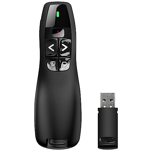 Wireless USB 2.4 GHz Presenter präsentationsfernbedienung, PowerPoint-Präsentationsstift für die Fernbedienung, PPT Red Pointer-Fernbedienung fernbedienung für PPT/Windows XP/7/8/10/Mac OS/Linux Wireless USB 2.4 GHz Presenter präsentationsfernbedienung, PowerPoint-Präsentationsstift für die Fernbedienung, PPT Red Pointer-Fernbedienung fernbedienung für PPT/Windows XP/7/8/10/Mac OS/Linux von GiReich