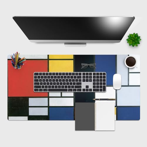 Giallobus - Schreibtischunterlagen - Berühmte Werke - Vinile - 90x40cm - 39 - Mondrian 2 Giallobus - Schreibtischunterlagen - Berühmte Werke - Vinile - 90x40cm - 39 - Mondrian 2 von Giallobus