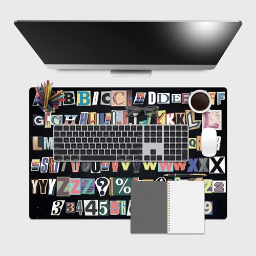 Giallobus - Schreibtischunterlagen - Fantasie - Vinile - 60x40cm - 91 - Letters von Giallobus