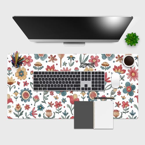 Giallobus - Schreibtischunterlagen - Fantasie - Vinile - 90x40cm - 83 - Flowers Giallobus - Schreibtischunterlagen - Fantasie - Vinile - 90x40cm - 83 - Flowers von Giallobus