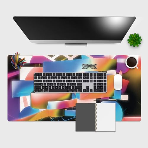 Giallobus - Schreibtischunterlagen - Fantasie - Vinile - 90x40cm - 84 - Futuristic Landscapes von Giallobus