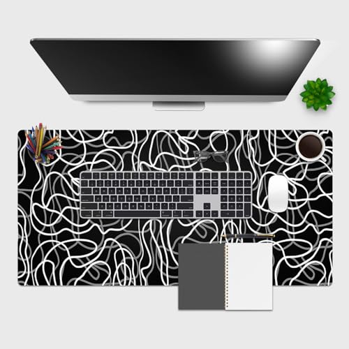 Giallobus - Schreibtischunterlagen - Fantasie - Vinile - 90x40cm - 87 - White Wiggle Giallobus - Schreibtischunterlagen - Fantasie - Vinile - 90x40cm - 87 - White Wiggle von Giallobus