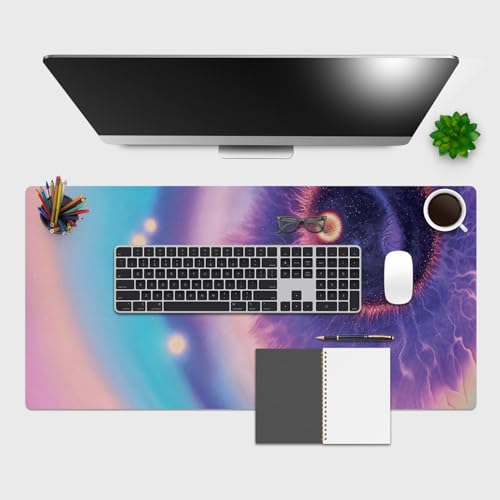 Giallobus - Schreibtischunterlagen - Gegenstand - Vinile - 90x40cm - 74 - Galaxy Eye von Giallobus