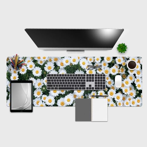 Giallobus - Schreibtischunterlagen - Natur - Vinile - 120x40cm - 47 - Daisies Giallobus - Schreibtischunterlagen - Natur - Vinile - 120x40cm - 47 - Daisies von Giallobus