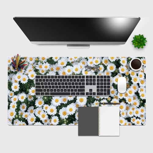Giallobus - Schreibtischunterlagen - Natur - Vinile - 90x40cm - 47 - Daisies von Giallobus