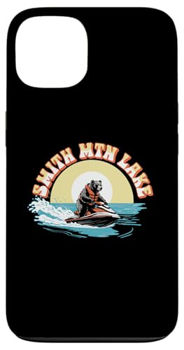 Smith Mountain Lake Black Bear on Personal Watercraft Funny Hülle für iPhone 13 von Giant Step Design Co.