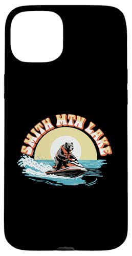 Smith Mountain Lake Black Bear on Personal Watercraft Funny Hülle für iPhone 15 Plus Smith Mountain Lake Black Bear on Personal Watercraft Funny Hülle für iPhone 15 Plus von Giant Step Design Co.