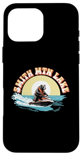 Smith Mountain Lake Black Bear on Personal Watercraft Funny Hülle für iPhone 16 Pro Max Smith Mountain Lake Black Bear on Personal Watercraft Funny Hülle für iPhone 16 Pro Max von Giant Step Design Co.