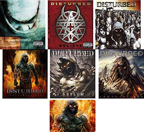 Disturbed Complete Studio Album CD Collection Years 2000-2015 with Bonus Art Card von Giant