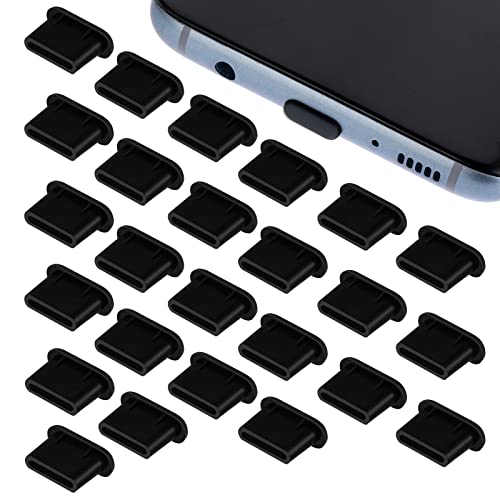 Giantree USB C Staubschutz, 25Pcs Handy USB c Schutz Staubstecker, Silikon Phone Staub Stecker Schützt Kompatibel mit Meiste Typ-C Handy Und Tablet Phone Zubehör Must Have von Giantree