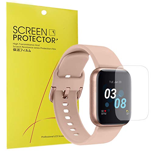 Giaogor Schutzfolie Kompatibel für iTouch Air 3 Smartwatch, HD klar Flexible TPU Folie [Blasenfreie] [Kompatibel mit Hülle] [Premium-Qualität] Displayschutzfolie (6 Pack) von Giaogor