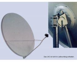 Gibertini 150 cm Aluminium Offsetantenne weiss von Gibertini