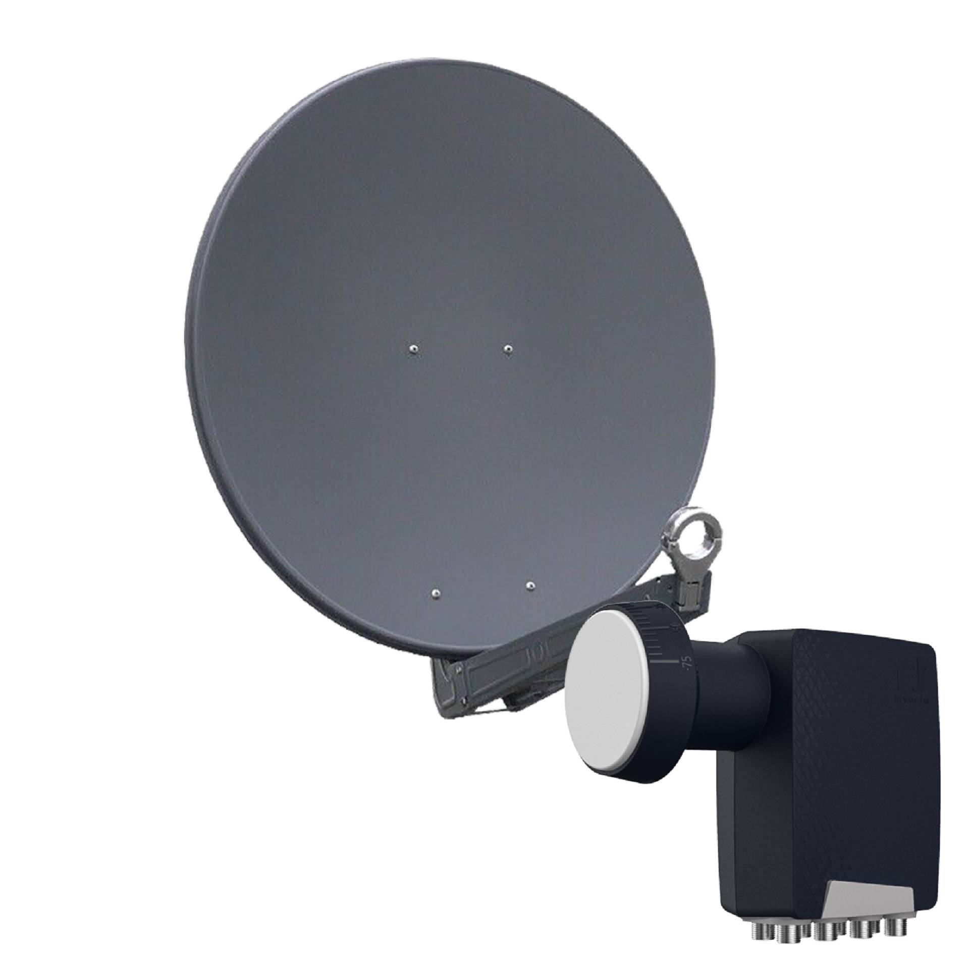 Gibertini OP 75 SE - Alu-Antenne - anthrazit - 8 Teilnehmer mit Octo-LNB Gibertini OP 75 SE - Alu-Antenne - anthrazit - 8 Teilnehmer mit Octo-LNB von Gibertini