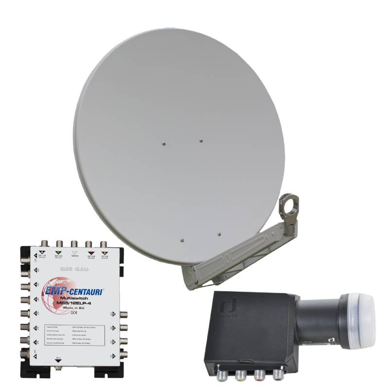 Gibertini OP 75 SE - Alu-Antenne - weiss - 12 Teilnehmer von Gibertini