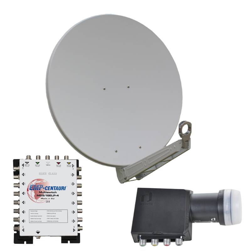 Gibertini OP 75 SE - Alu-Antenne - weiss - 16 Teilnehmer von Gibertini