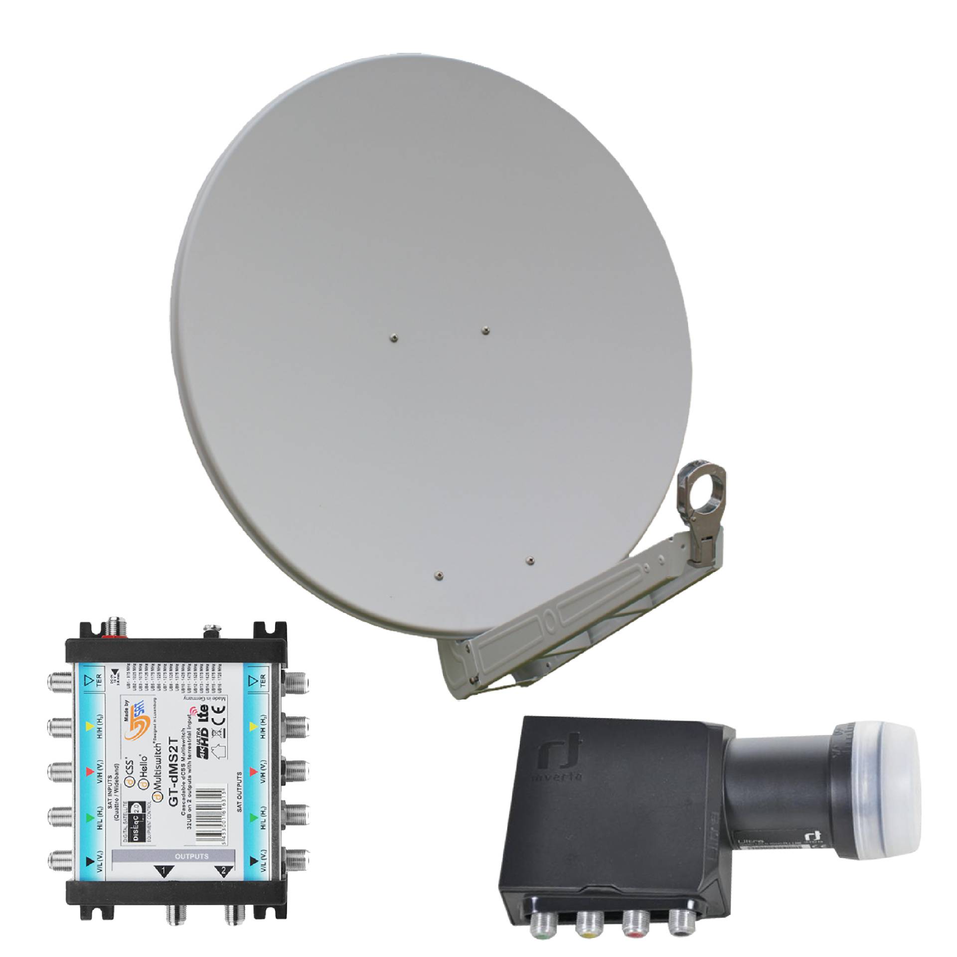 Gibertini OP 75 SE - Alu-Antenne - weiss - 32 Teilnehmer mit Unicable-Multischalter Gibertini OP 75 SE - Alu-Antenne - weiss - 32 Teilnehmer mit Unicable-Multischalter von Gibertini