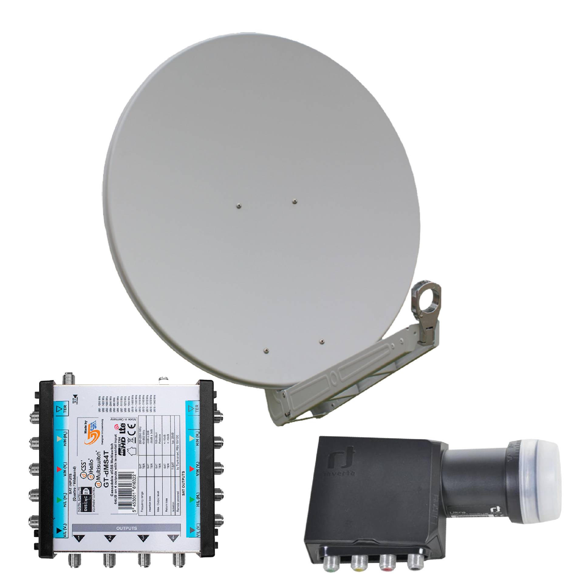 Gibertini OP 75 SE - Alu-Antenne - weiss - 64 Teilnehmer mit Unicable-Multischalter Gibertini OP 75 SE - Alu-Antenne - weiss - 64 Teilnehmer mit Unicable-Multischalter von Gibertini