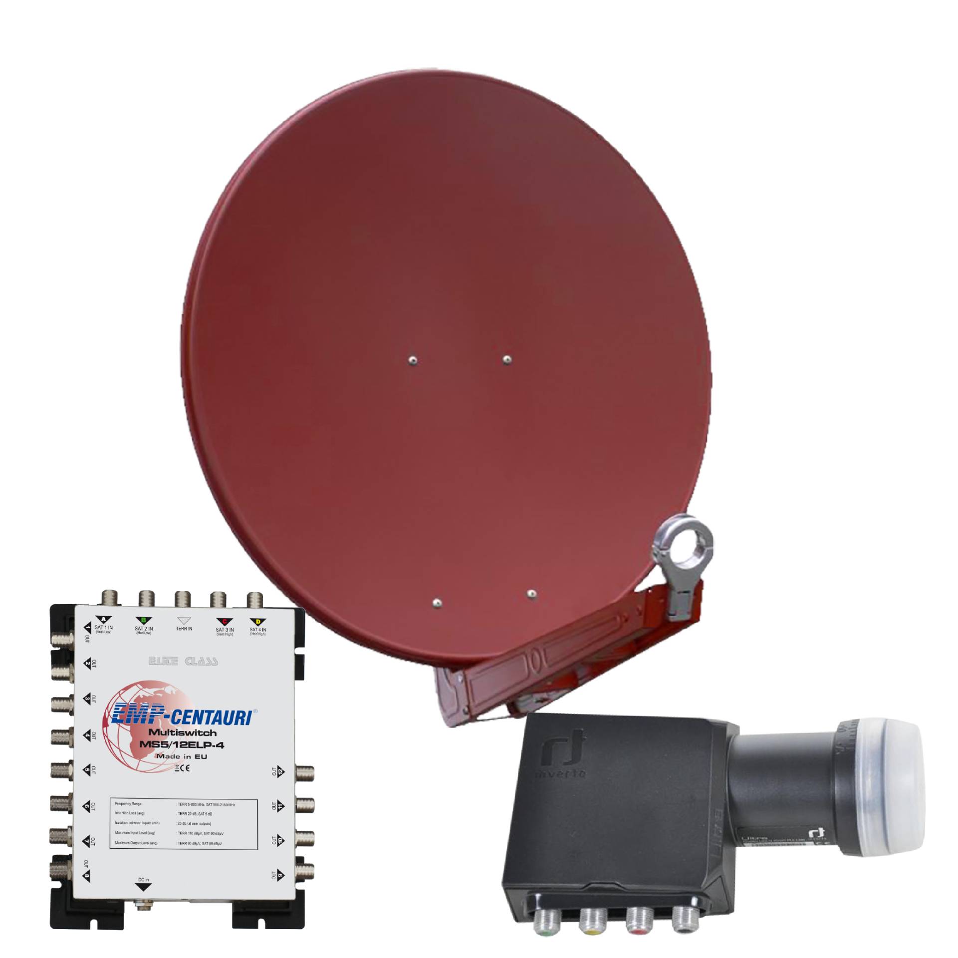 Gibertini OP 75 SE - Alu-Antenne - ziegelrot - 16 Teilnehmer Gibertini OP 75 SE - Alu-Antenne - ziegelrot - 16 Teilnehmer von Gibertini