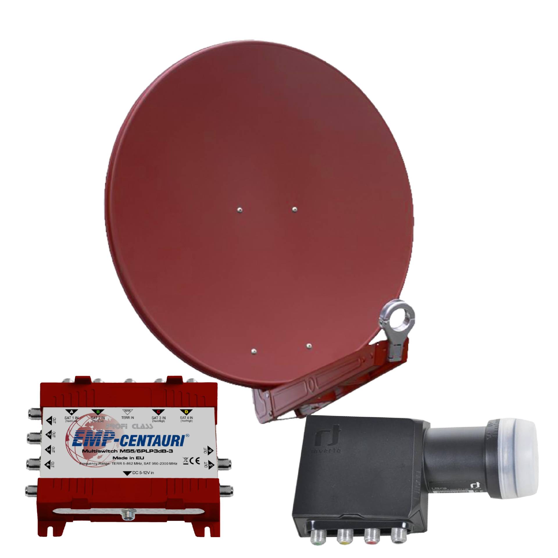Gibertini OP 75 SE - Alu-Antenne - ziegelrot - 6 Teilnehmer Gibertini OP 75 SE - Alu-Antenne - ziegelrot - 6 Teilnehmer von Gibertini