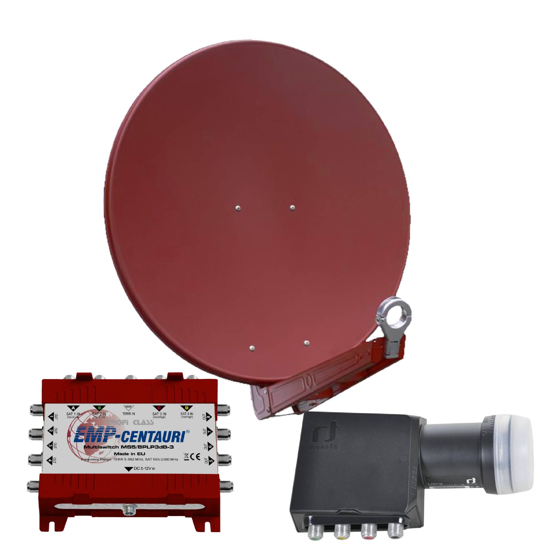 Gibertini OP 75 SE - Alu-Antenne - ziegelrot - 8 Teilnehmer Gibertini OP 75 SE - Alu-Antenne - ziegelrot - 8 Teilnehmer von Gibertini