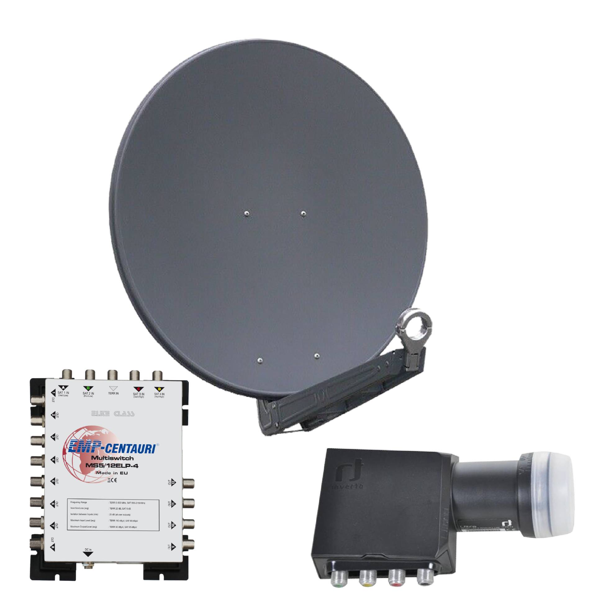Gibertini OP 85 SE - Alu-Antenne - anthrazit - 12 Teilnehmer Gibertini OP 85 SE - Alu-Antenne - anthrazit - 12 Teilnehmer von Gibertini
