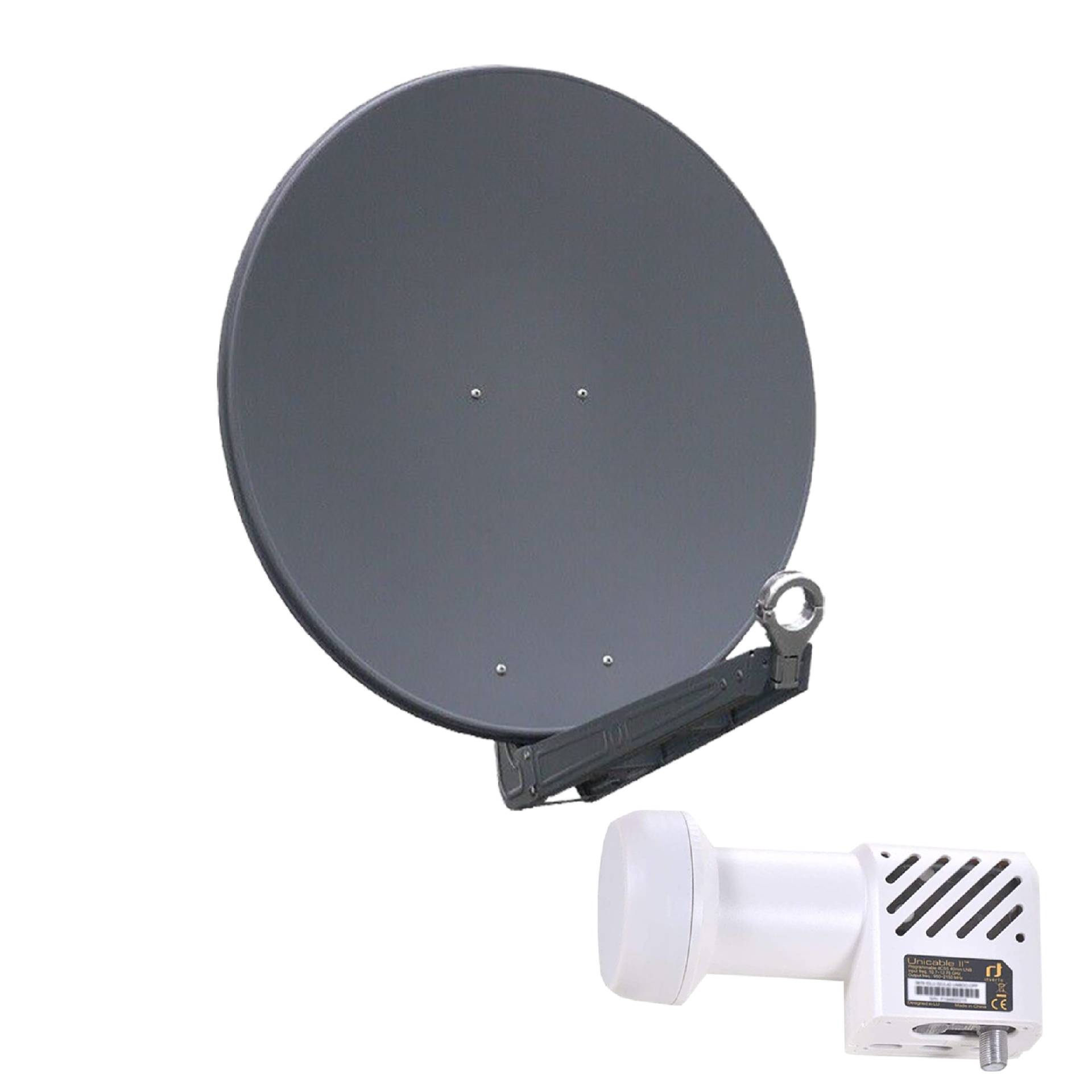 Gibertini OP 85 SE - Alu-Antenne - anthrazit - 32 Teilnehmer mit Unicable-LNB Gibertini OP 85 SE - Alu-Antenne - anthrazit - 32 Teilnehmer mit Unicable-LNB von Gibertini