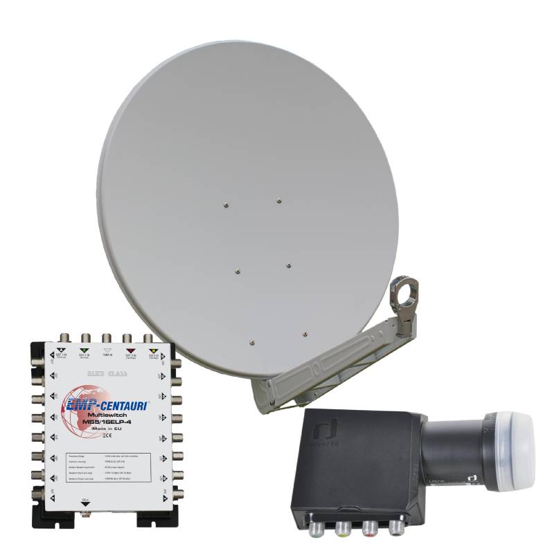 Gibertini OP 85 SE - Alu-Antenne - weiß - 16 Teilnehmer von Gibertini
