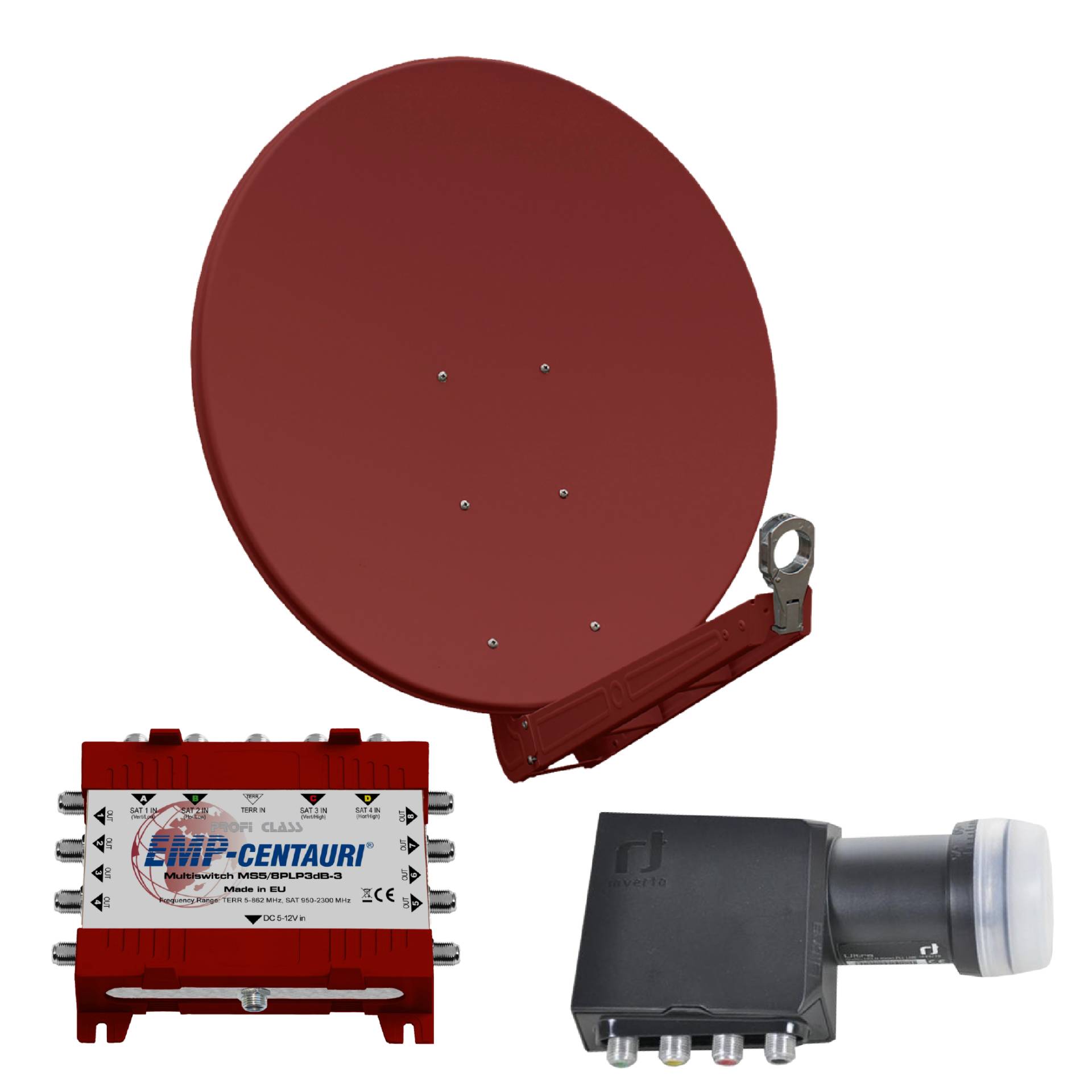 Gibertini OP 85 SE - Alu-Antenne - ziegelrot - 8 Teilnehmer Gibertini OP 85 SE - Alu-Antenne - ziegelrot - 8 Teilnehmer von Gibertini