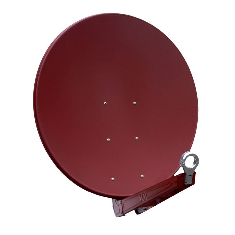 Gibertini Sat Antenne 85cm SE Profi Serie Sat Spiegel Schüssel Alu - ziegelrot von Gibertini