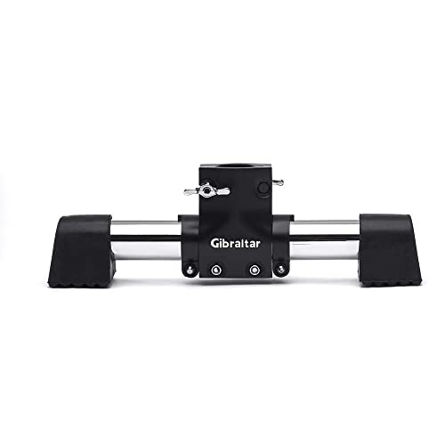 Gibraltar Mini T-Fuß Rack System Road Series Schwarz T-Stand 30,5 cm Länge mit T-Leg Klammer SC-GRSMTLA von Gibraltar