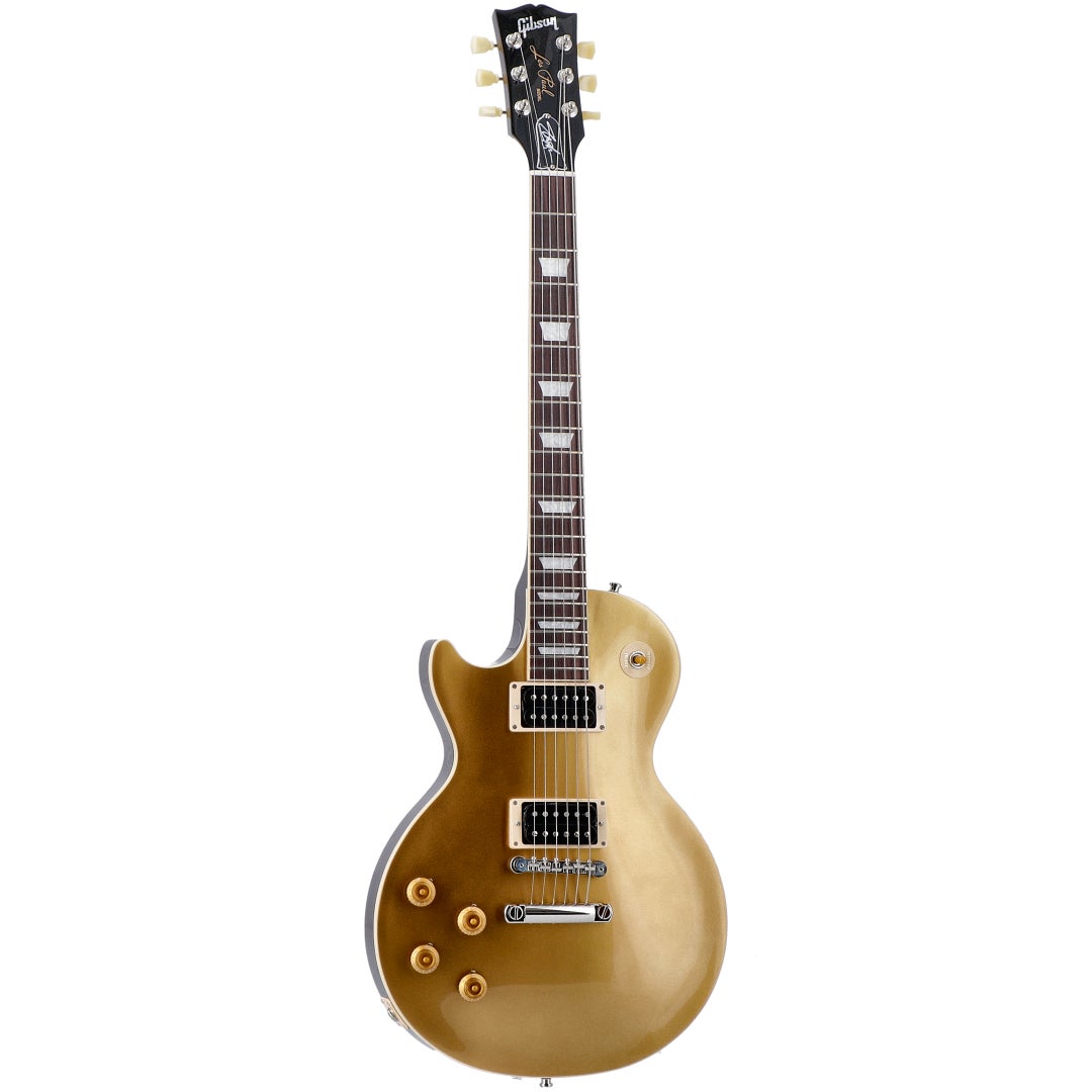 (B-Ware) Gibson Artist Collection Slash "Victoria" Les Paul Standard LH Gold Top Left-Handed Electric Guitar with Case von Gibson