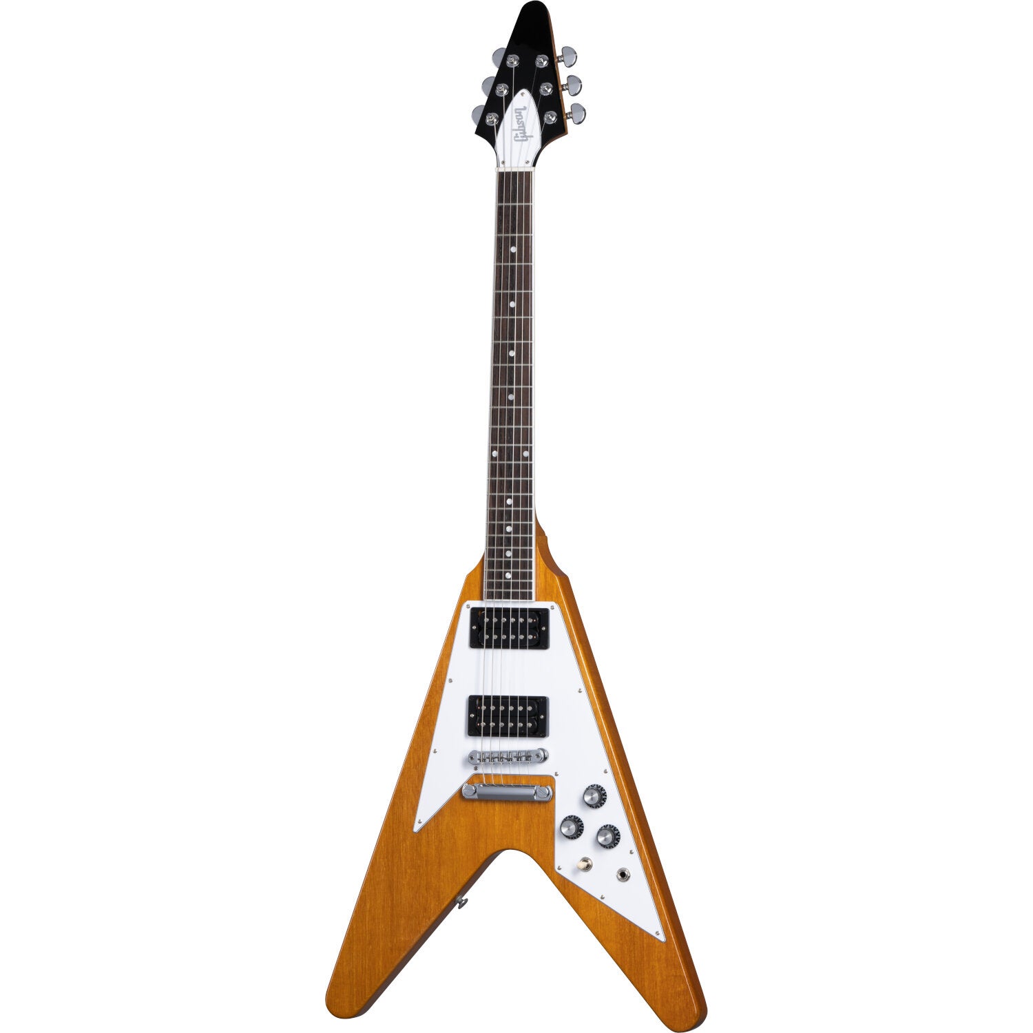 Gibson 70s Flying V Antique Natural Electric Guitar with Hardshell Case Gibson 70s Flying V Antique Natural Electric Guitar with Hardshell Case von Gibson