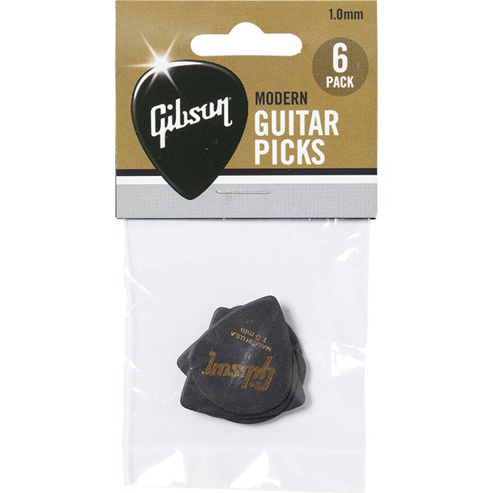Gibson APRM6-100 Modern Guitar Picks 6-Pack Black 1.00mm Gibson APRM6-100 Modern Guitar Picks 6-Pack Black 1.00mm von Gibson