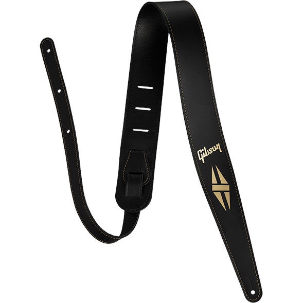 Gibson ASSD-BLK The Split-Diamond Guitar Strap (Black) von Gibson