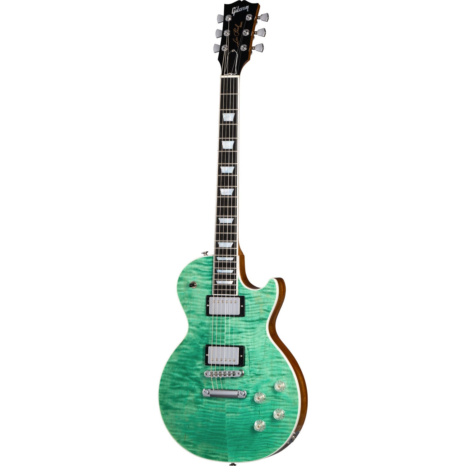 Gibson Les Paul Modern Figured Seafoam Green Electric Guitar with Hardshell Case Gibson Les Paul Modern Figured Seafoam Green Electric Guitar with Hardshell Case von Gibson